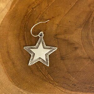 SINGLE Jeep Collins Star Dangle Earring, Sterling Silver